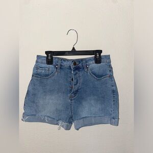 RSQ demin super high rise shorts